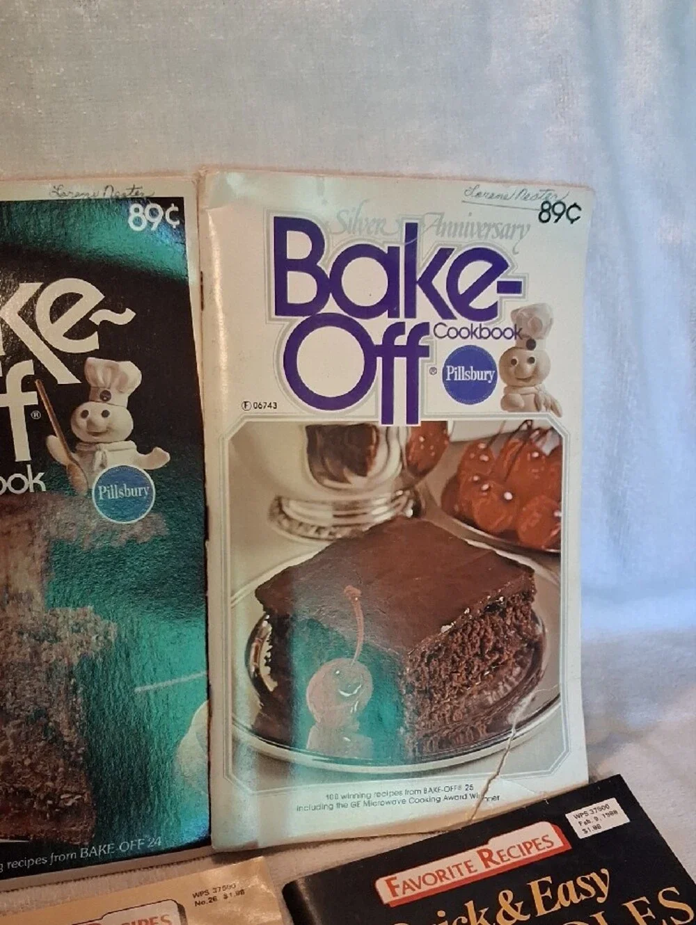 Vintage Bake-Off Cookbook Collection - Brown and White Covers 1980's